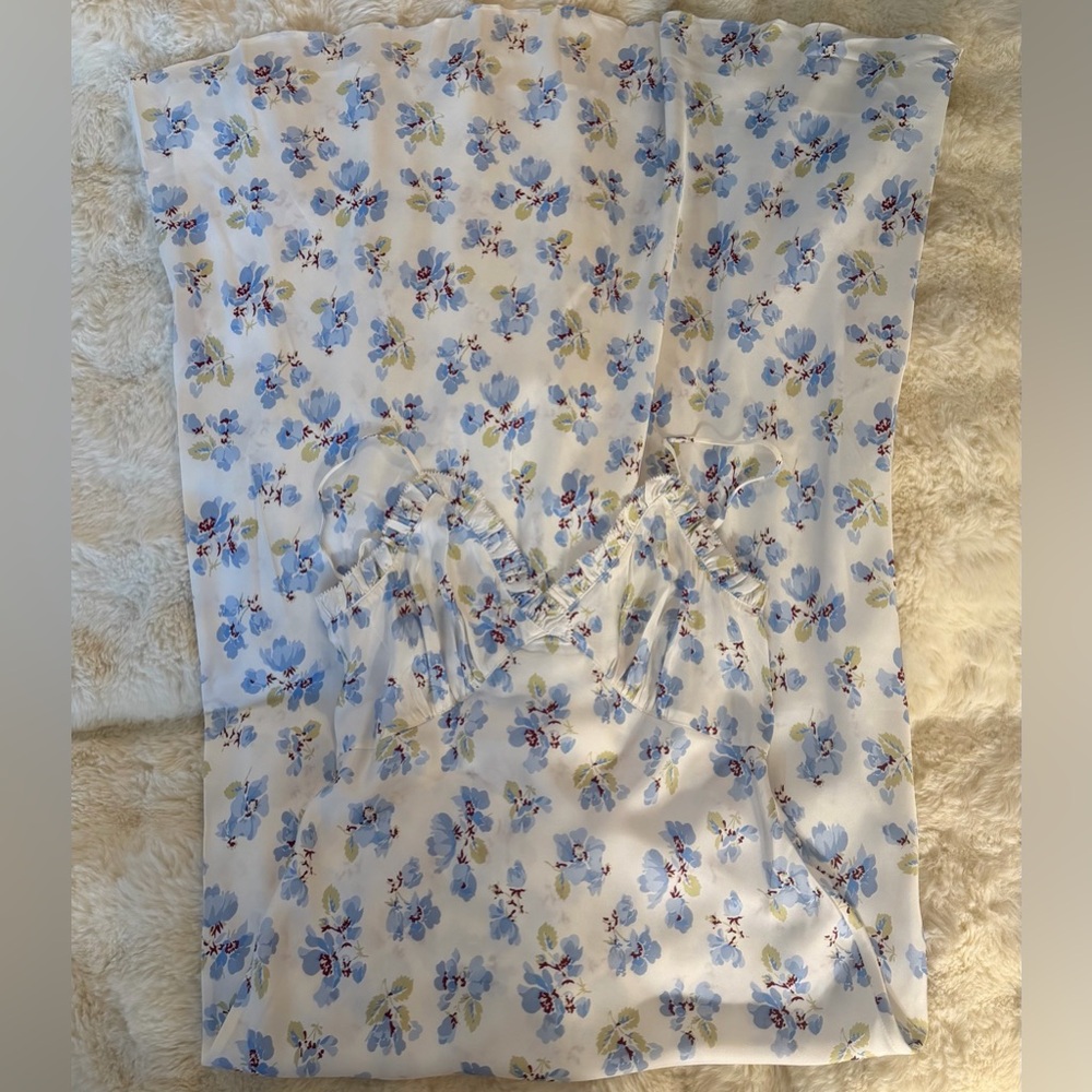 DOEN SANDIA DRESS IN BLEU FROLICKING FLORAL, brand new, never worn, No flaws. - Picture 8 of 10